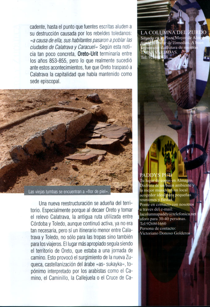 Oreto y Zuqueca, encrucijada de civilizacioens