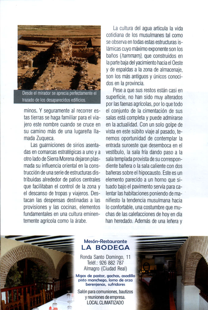 Oreto y Zuqueca, encrucijada de civilizacioens