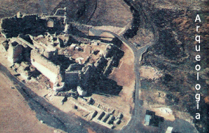 Arqueologa y ruinas